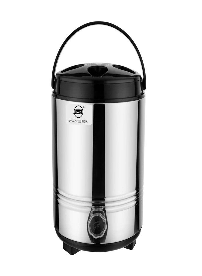 JSI إبريق/حاويات مياه ساخنة وباردة من الفولاذ المقاوم للصدأ من JSI، سعة 8 لترات، معزول بجدار مزدوج من البولي يوريثان، موزع مياه حراري من الفولاذ المقاوم للصدأ، مناسب للمكاتب والمنازل والمطابخ، آمن تمامًا للطعام، خالٍ من مادة BPA، متين وقوي. - Image 1